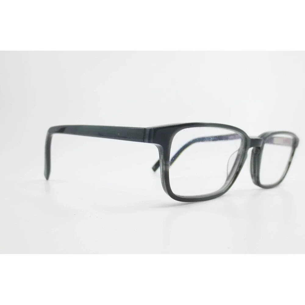 Warby Parker Hardy M 175 Eyeglasses Dark Grey Striped Rectangular 51-18-145